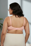 Zivame True Curv Double Layered Non Wired 3/4th Coverage Sag Lift Bra - Peach Pearl — thumbnail 3